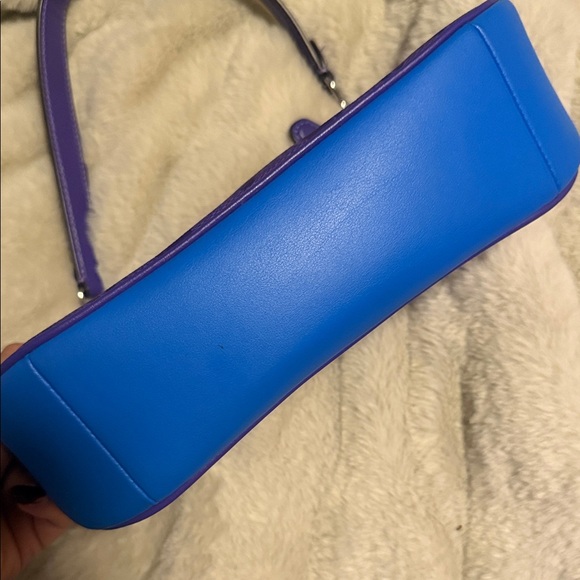 Coach Vibrant Purple and Blue Shoulder Bag - Picture 3 of 5